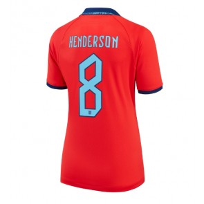 England Jordan Henderson #8 Replika Udebanetrøje Dame VM 2022 Kortærmet